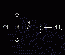 allyltrichlorosilane structural formula