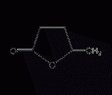 γ-valerolactone structural formula