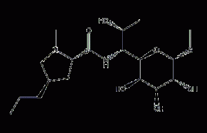 Lincomycin structural formula