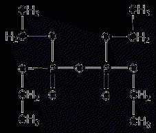 Tetraethyl diphosphate structural formula