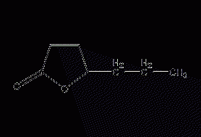 γ-enantholactone structural formula