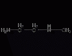 N-methylethylenediamine structural formula