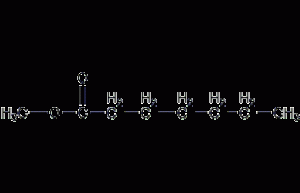 Methyl enanthate structural formula