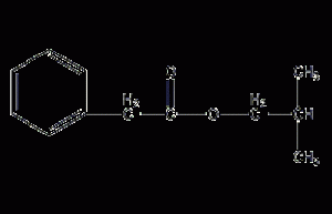 Isobutyl phenylacetate structural formula