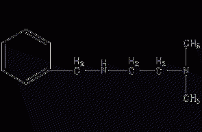 N'-benzyl-N,N-dimethylethylenediamine structural formula