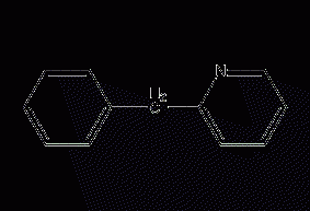 2-Benzylpyridine Structural Formula