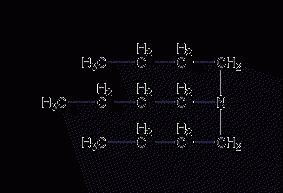 Tributylamine structural formula