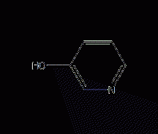 3-hydroxypyridine structural formula