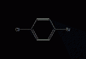 4-bromochlorobenzene structural formula