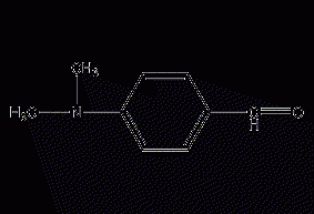 P-Dimethylaminobenzaldehyde Structural Formula