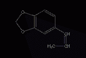 Isosafrole structural formula