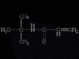 N-tert-butylacrylamide structural formula