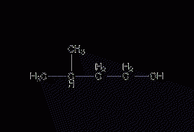 3-methyl-1-butanol structural formula