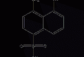 1-amino-8-naphthol-4-sulfonic acid structural formula