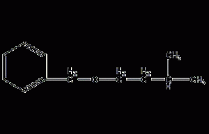 Isoamyl benzyl ether structural formula