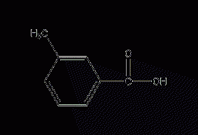 m-Toluic acid structural formula