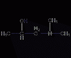 1-dimethylamino-2-propanol structural formula