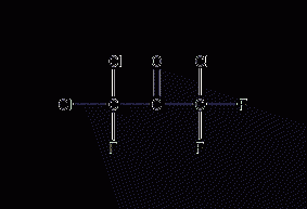 1,1,3-Trichlorotrifluoroacetone structural formula