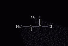 isobutyryl chloride structural formula