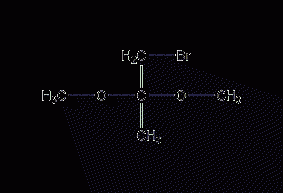 1-bromo-2,2-dimethoxypropane structural formula