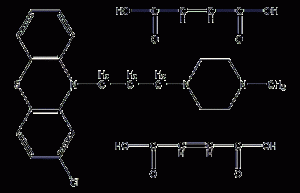 Prochlorperazine structural formula