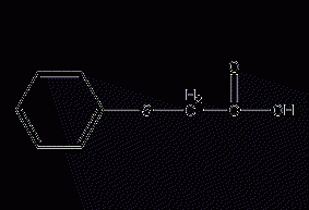 Phenylthioacetic acid structural formula
