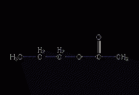 n-propyl acetate structural formula