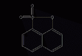 1,8-Naphthyl sulfone structural formula