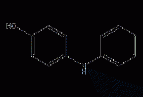 4-hydroxydiphenylamine structural formula