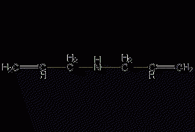 Diallylamine structural formula