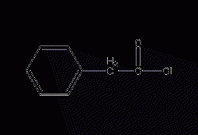 Phenylacetyl chloride structural formula