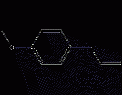 4-allyl anisole structural formula