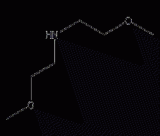 Bis(2-methoxyethyl)amine structural formula