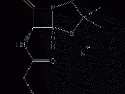 Penicillin Potassium Salt Structural Formula