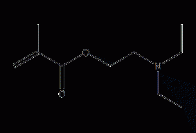 Diethylaminoethyl methacrylate structural formula