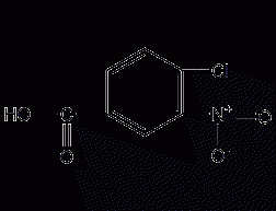 4-chloro-3-nitrobenzoic acid structural formula