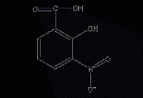 3-nitrosalicylic acid structural formula