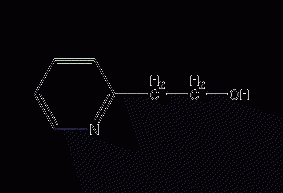 2-Hydroxyethylpyridine Structural Formula