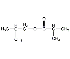 Isobutyl isobutyrate structural formula