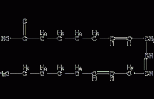 γ-linolenic acid structural formula