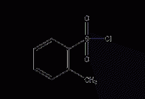 O-toluenesulfonyl chloride structural formula