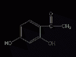 2',4'-dihydroxyacetophenone structural formula