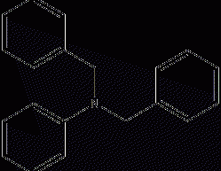 N,N-dibenzylaniline structural formula