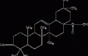 Structural formula of earth angelic acid