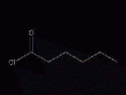 Structure formula of caproyl chloride