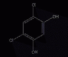 4,6-dichlororesorcinol structural formula