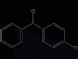 Structural formula of p-chlorodiphenyl chloride