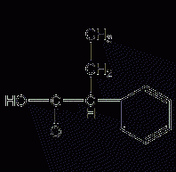 2-phenylbutyric acid structural formula