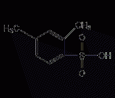 M-xylene-4-sulfonic acid structural formula