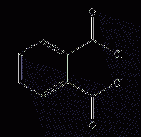 Phthaloyl chloride structural formula